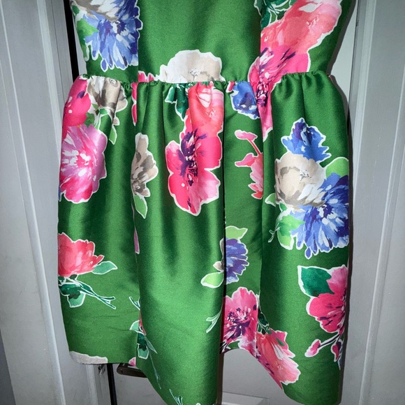 Kate Spade Green Floral Dress - Picture 3 of 8